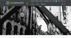 Desktop Screenshot of palmaequipmentrental.com